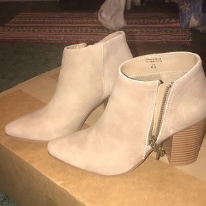 Beige Colored Booties